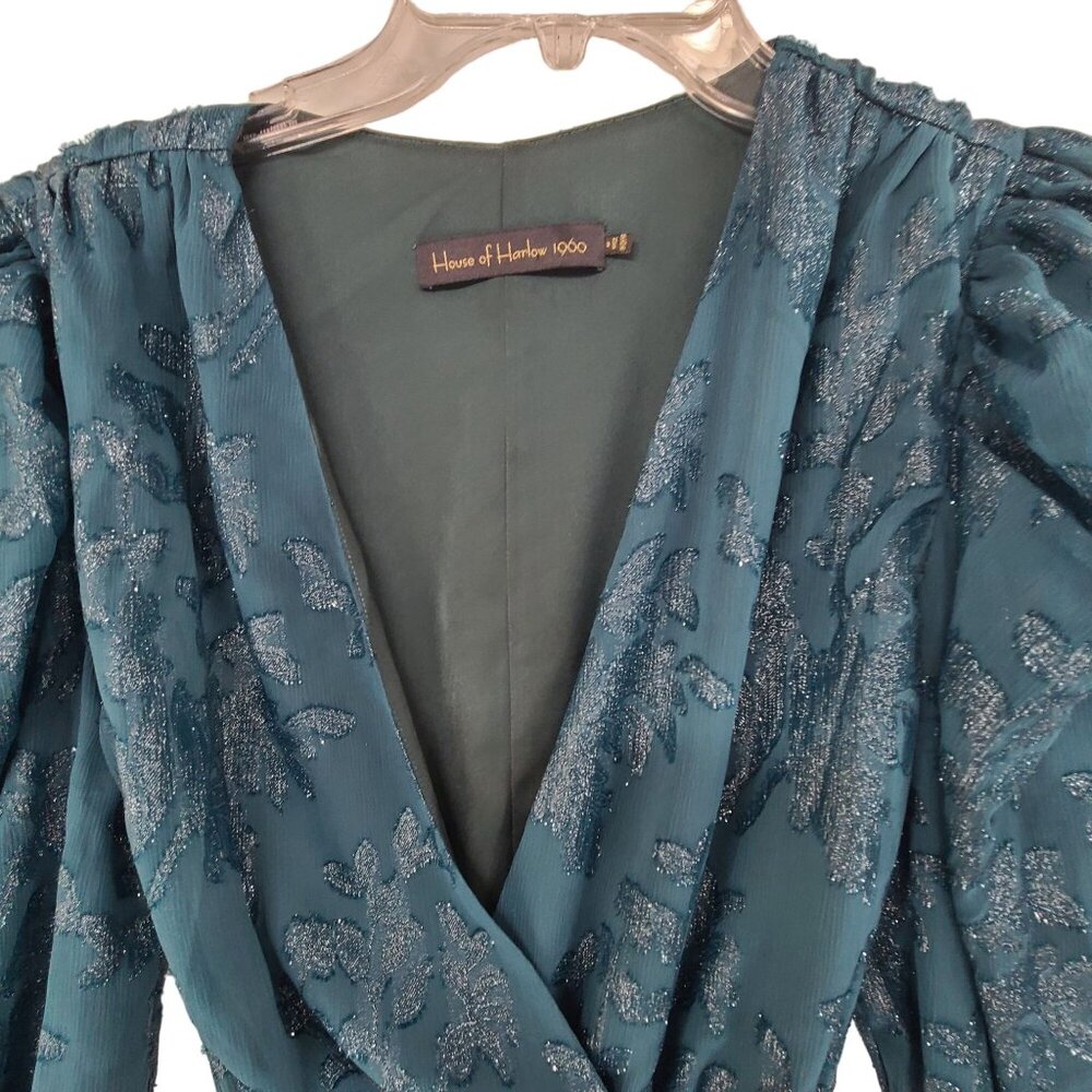 REVOLVE Teal Midi Dress - Picture 6 of 13